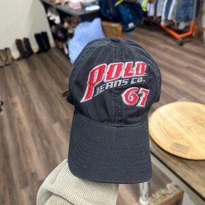 Polo Jeans Co. Black Cap Y2K Deadstock NWT
